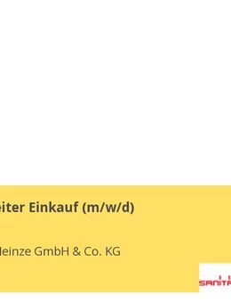 Sachbearbeiter Einkauf (m/w/d) - Dresden