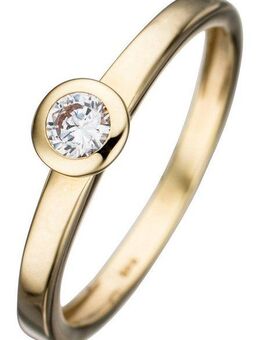 JOBO Goldring, 333 Gold mit Zirkonia