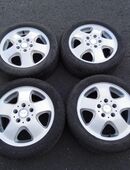 Mercedes A klasse W 168 Alufelgen 195/50 R 15 Allwetterreifen 4E in 55576
