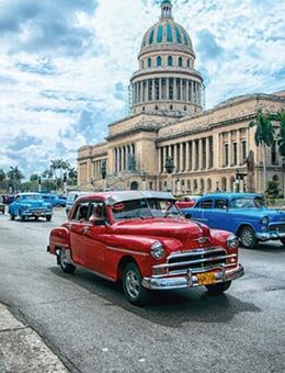 Schönes Holzschild Cuba Oldtimer Havana Wandbild - München