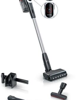 BOSCH Akku-Stielstaubsauger Unlimited 9 BKS931BA, MicroClean™ Technology, LED-Licht, beutellos, HEPA-Filtersystem, 10 Jahre Motorgarantie, Staubkomprimierung, weiß