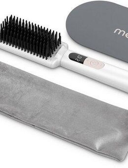 Medion® Glätteisen Haarglättbürste HB1 (MD19859) Keramik-Turmalin, Keramik/Turmalin beschichtete Borsten, Ionen-Technologie