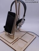 Kopfhörerständer mit Handy Halter in 27749