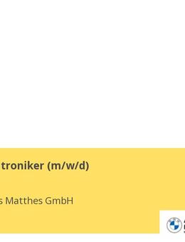 Kfz - Mechatroniker (m/w/d) - Tiefenort