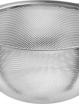 Zwilling Küchensieb Table, Edelstahl 18/10, (1-St), 3-in-1-Funktion als Sieb, Seiher und Schale, Loch-Edelstahl, 24 cm