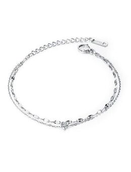Firetti Armband Schmuck Geschenk Armschmuck Armkette Schiffsankerkette, mit Zirkonia (synth)
