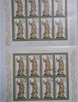 DDR Kleinbogen Grünes Gewölbe 1984 postfrisch & gestempelt - Görlitz