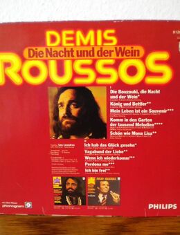 Demis Roussos-Die Nacht und der Wein-Vinyl-LP,1976 - Linnich