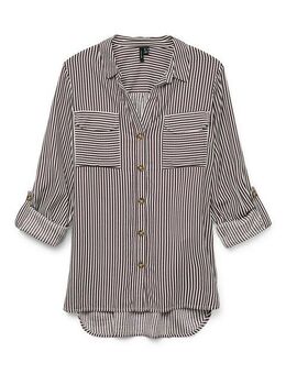 Vero Moda Hemdbluse VMBUMPY L/S SHIRT NEW WVN GA NOOS