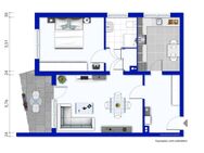 bezugsfreie 2-Zimmerwohnung im 4. Obergeschoss mit Aufzug. Balkon, Klimaanlage, Stellplatz - Berlin