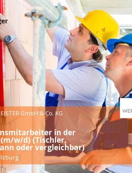 Produktionsmitarbeiter in der Tischlerei (m/w/d) (Tischler, Zimmermann oder vergleichbar) - Henstedt-Ulzburg