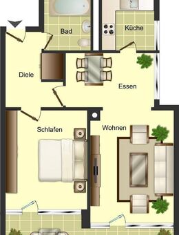 Demnächst frei! 2-Zimmer-Wohnung in Ratingen West - Ratingen