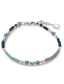 LEONARDO Edelstahlarmband Natalina, mit Glasperle