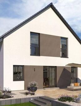 Kompaktes Ein­fa­mi­li­en­haus mit Rück­zugs­mög­lich­kei­ten - Bischberg