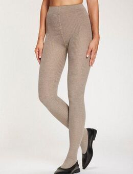 Copenhagen Studios Strickstrumpfhose (1 St) mit echter Ferse, gerippt