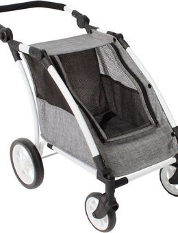 CHIC2000 Puppen-Zwillingsbuggy Puppen-Trailer Roadster, für zwei Puppen