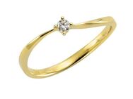 Orolino Fingerring Gold 585 mit Brillant 0,07ct.