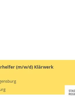 Handwerkerhelfer (m/w/d) Klärwerk - Regensburg
