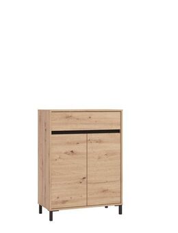 Home affaire Schuhkommode Flannan, Schuhregal, Schuhschrank, Gesamthöhe 109,5 cm, drei Regale und eine Schublade, Gesamtbreite 80 cm