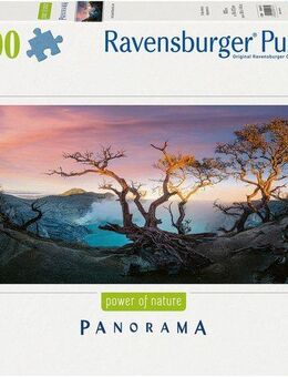 Ravensburger Puzzle power of nature - Panorama, Schwefelsäure See am Mount Ijen, Java, 1000 Puzzleteile, Made in Germany