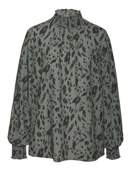 LASCANA Langarmbluse mit Animalprint, Leo-Optik, elegante Druckbluse, modisch