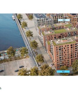 Baufeld XV 2-Zimmer-Neubauwohung KfW 40 mit großem Balkon an der Förde - Kiel