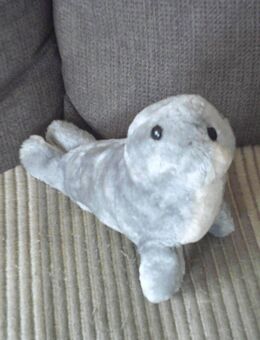 Stofftier Seehund / Robbe - Unna