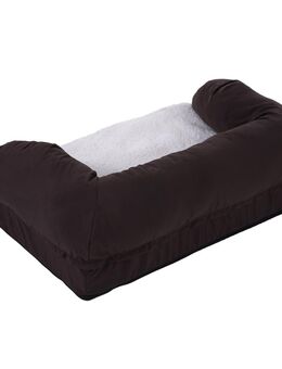 Sparpaket: Das Orthopädische Hundebett eckig + Kuscheldecke Paws - Größe M + Kuscheldecke