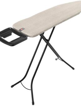 Brabantia Bügelbrett Bügeltisch B, 124 x 38 cm, Dst-Mulde Solide, Bügelfläche 124x38 cm, Fairtrade-zertifiziert