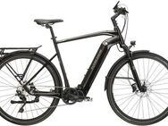 Kross E-Bike Trekkingrad E-Trekkingrad Trans Hybrid 6.0 28 Zoll schwarz, 10 Gang Shimano DEORE XT T8000 Schaltwerk, Kettenschaltung, Mittelmotor, 630 Wh, Pedelec, Elektrofahrrad für Herren