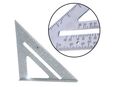 7 Zoll 180mm Dreieck Winkelmesser Lineal Aluminiumlegierung Messwerkzeug Gehrung 13,90 €* in 78052