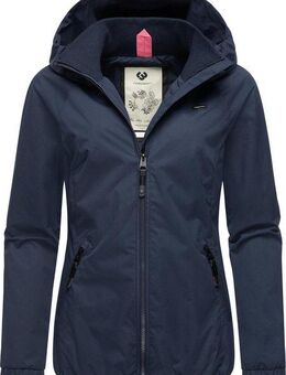 Ragwear Outdoorjacke Dizzie Wasserdichte Übergangsjacke mit großer Kapuze