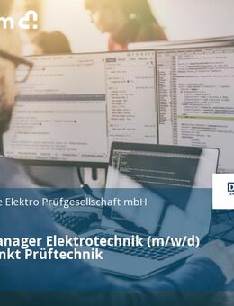 Projektmanager Elektrotechnik (m/w/d) Schwerpunkt Prüftechnik - Balingen