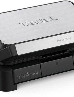 Tefal Kontaktgrill SuperGrill 3in1 XL, Grill, Barbeque-, Ofenposition, 3 Temperaturen, 2200 W, spülmaschinengeeignete Platten, Grillen für bis zu 8 Personen, GC520D