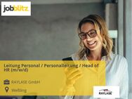 Leitung Personal / Personalleitung / Head of HR (m/w/d) - Weßling