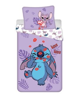 Disney Lilo und Stitch Kiss Bettwäsche 140×200cm, 70×90 cm - Schwalmstadt Zentrum