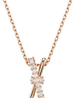 Swarovski Kette mit Anhänger Schmuck Geschenk Halskette Hyperbola Twist, mit Swarovski® Zirkonia (synth)