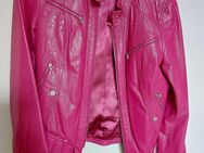 NEU * Ausgefallen * Biker-Style * Echt * Glatt * Nappa * Leder * Jacke * Lederjacke "Taifun" Gr. 36- 38/ S * erika * pink * - Riedlingen