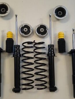 Fahrwerk Standardfahrwerk BMW E60 Limousine Stoßdämpfer Federn Domlager Staubschutz neu - Großbeeren