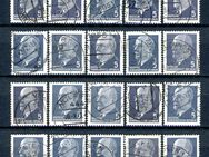 Briefmarken je 20 x DDR 845-848 Walter Ulbricht 1961 Vollstempel Rundstempel - Kronshagen