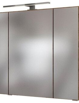 welltime Spiegelschrank Baabe Breite 80 cm, mit 3D-Effekt, dank 3 Spiegeltüren