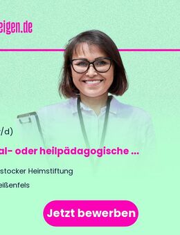 Sozial- oder heilpädagogische Fachkraft als leitende Fachkraft für ergänzende Assistenzleistungen (m/w/d) - Weißenfels