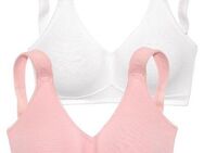 petite fleur Soft-BH (Packung, 2 Stück) ohne Bügel, aus weicher Baumwolle