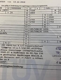 Geschlossener Kastenanhänger/Fahrzeuganhänger mit Seilwinde - Hamminkeln
