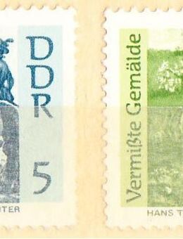 DDR Briefmarken Vermißte Gemälde II (432) - Hamburg