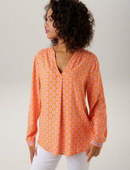 Aniston CASUAL Schlupfbluse mit extravagantem, graphischem Druck