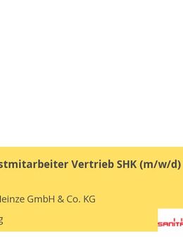 Außendienstmitarbeiter Vertrieb SHK (m/w/d) - Nürnberg