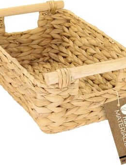 HMF Aufbewahrungskorb mit Holzgriffen Korb Wasserhyazinthe - Birkenfeld (Baden-Württemberg)