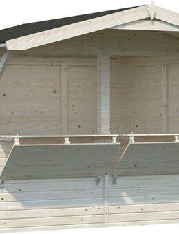 Palmako Gerätehaus Marktstand Stella, BxT: 311x267 cm, natur