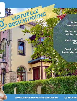 Für alle, die das Schöne lieben: Hochwertige 3-Zimmer-Wohnung in einzigartigem Kulturdenkmal! - Dresden